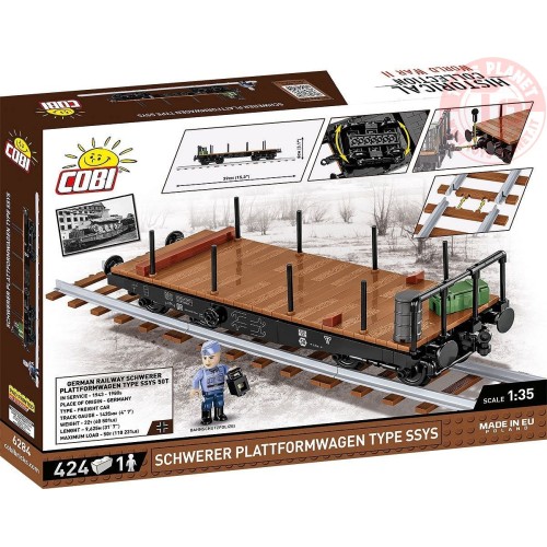 Schwerer Plattformwagen Type SSYS COBI 6284 COBI