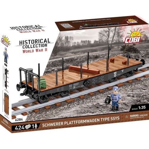 Schwerer Plattformwagen Type SSYS COBI 6284 COBI