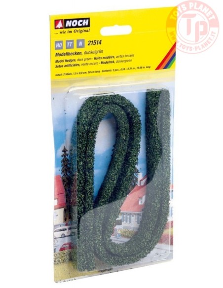iepi verde scuro con foglie (misure: 50 x 0.8 x 1.5 mm) NOCH 21514 NOCH