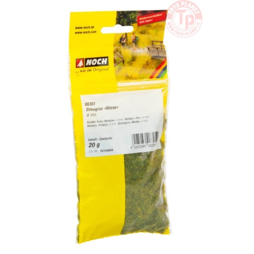 fibra verde scuro gr. 20 (altezza 4,00 mm) NOCH 08361 NOCH