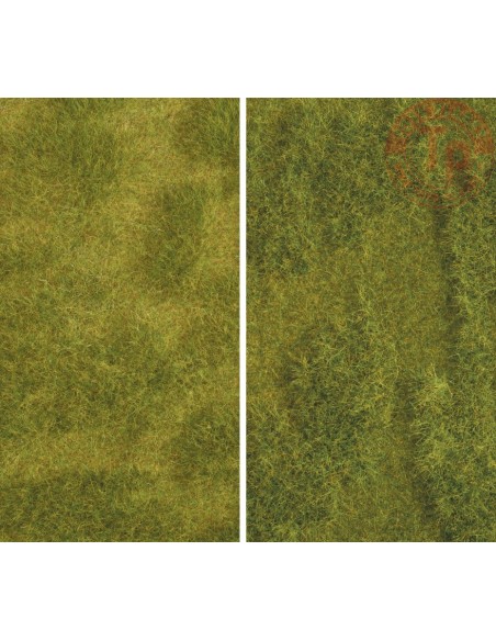 Tappeto Natur + : Prato rigoglioso verde chiaro (25 x 25 cm 2 pezzi) NOCH 07470 NOCH