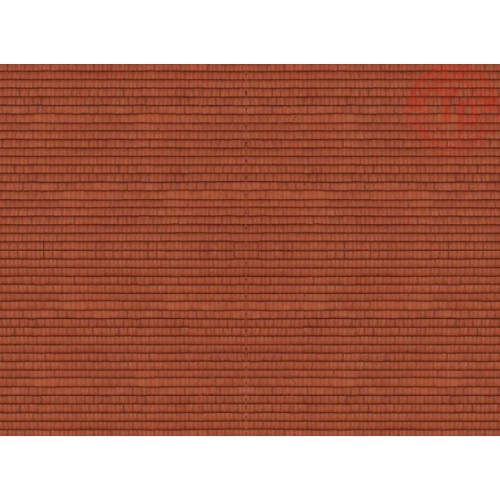 Cartoncino di coppi (misure 25 x 12,5 cm) NOCH 56965 NOCH