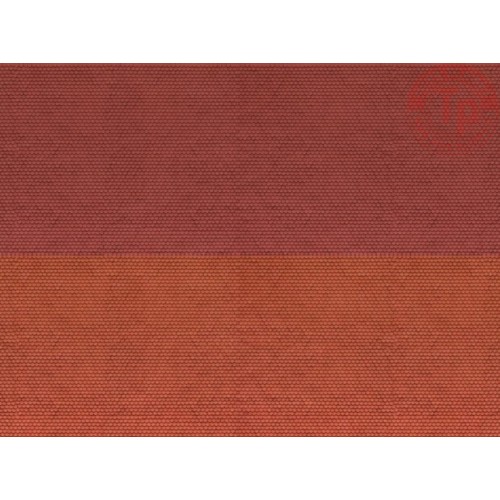 Cartoncino di tegole (misure 25 x 12,5 cm) NOCH 56970 NOCH