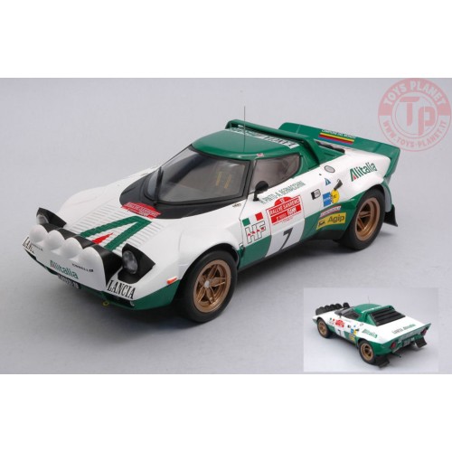 LANCIA STRATOS HF N.7 RALLY SAN REMO 1975 PINTO-BERNACCHINI 1:18 IXO 18RMC061C IXO MODELS