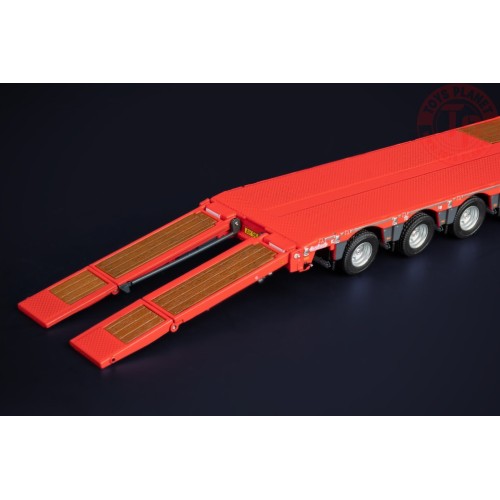 SCANIA R SERIES MIDDLE ROOF 6X4 WITH NOOTEBOOM MCOS SEMI LOW LOADER 4 AXLE WITH RAMPS ANDERS SØRENSEN IMC MODELS 32-0178 IMC ...