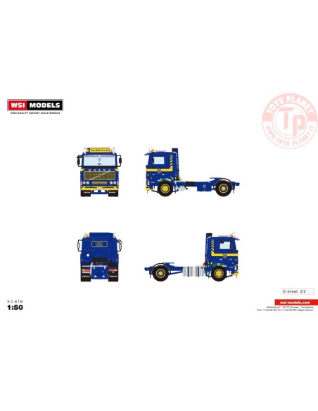 VOLVO F12 4X2 ERWIN VAN BELLE WSI 01-3748 WSI MODELS VOLVO F12 4X2 ERWIN VAN BELLE WSI 01-3748 WSI MODELS