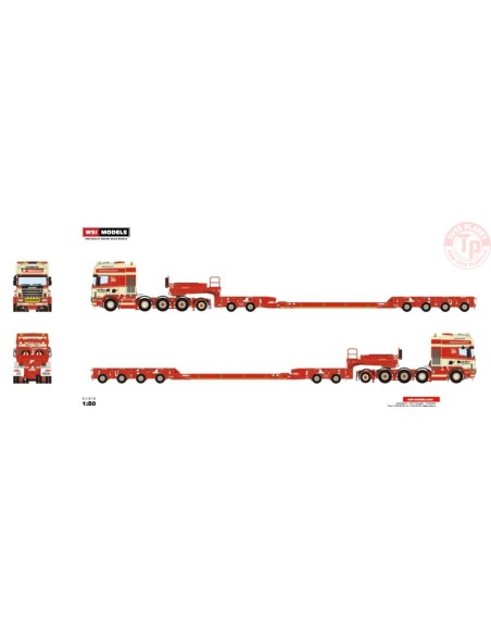 SCANIA R4 TOPLINE 8X2 ADD ON AXLE INTER COMBI SCHEUERLE SET TORBEN RAFN WSI 01-3949 WSI MODELS SCANIA R4 TOPLINE 8X2 ADD ON AXLE INTER COMBI SCHEUERLE SET TORBEN RAFN WSI 01-3949 WSI MODELS