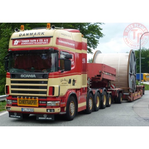 SCANIA R4 TOPLINE 8X2 ADD ON AXLE INTER COMBI SCHEUERLE SET TORBEN RAFN WSI 01-3949 WSI MODELS