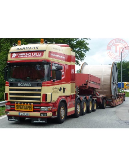 SCANIA R4 TOPLINE 8X2 ADD ON AXLE INTER COMBI SCHEUERLE SET TORBEN RAFN WSI 01-3949 WSI MODELS SCANIA R4 TOPLINE 8X2 ADD ON AXLE INTER COMBI SCHEUERLE SET TORBEN RAFN WSI 01-3949 WSI MODELS
