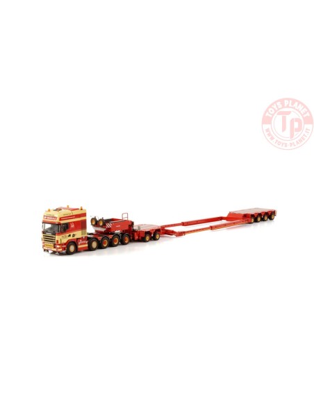 SCANIA R4 TOPLINE 8X2 ADD ON AXLE INTER COMBI SCHEUERLE SET TORBEN RAFN WSI 01-3949 WSI MODELS