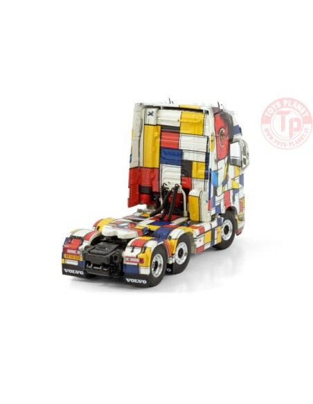 VOLVO FH5 GLOBETROTTER XL 6X2 TWIN STEER GULDAGER WSI 01-3873 WSI MODELS