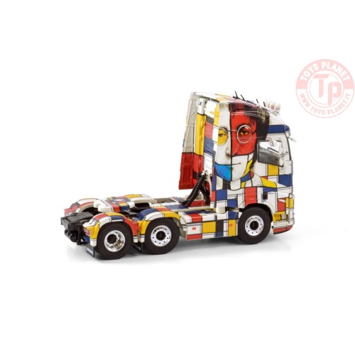 VOLVO FH5 GLOBETROTTER XL 6X2 TWIN STEER GULDAGER WSI 01-3873 WSI MODELS