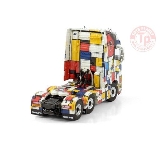 VOLVO FH5 GLOBETROTTER XL 6X2 TWIN STEER GULDAGER WSI 01-3873 WSI MODELS