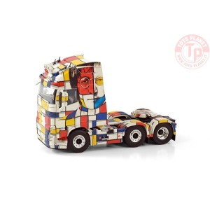 VOLVO FH5 GLOBETROTTER XL 6X2 TWIN STEER GULDAGER WSI 01-3873 WSI MODELS