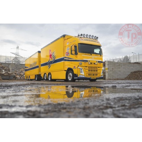 VOLVO FH 4 GLOBETROTTER 6X2 TAG AXLE RIGED COMBI - 6 AXLE RESIN SINKE WSI 01-3728 WSI MODELS