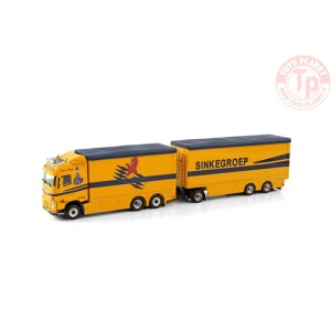 VOLVO FH 4 GLOBETROTTER 6X2 TAG AXLE RIGED COMBI - 6 AXLE RESIN SINKE WSI 01-3728 WSI MODELS