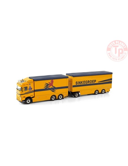 VOLVO FH 4 GLOBETROTTER 6X2 TAG AXLE RIGED COMBI - 6 AXLE RESIN SINKE WSI 01-3728 WSI MODELS