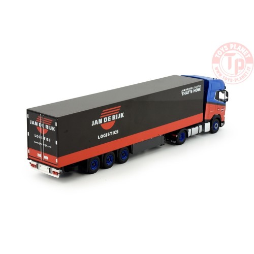 DAF XG+ 4x2 met gesloten oplegger Jan de Rijk TEKNO 84311 TEKNO