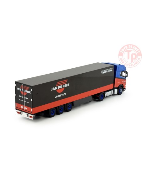 DAF XG+ 4x2 met gesloten oplegger Jan de Rijk TEKNO 84311 TEKNO