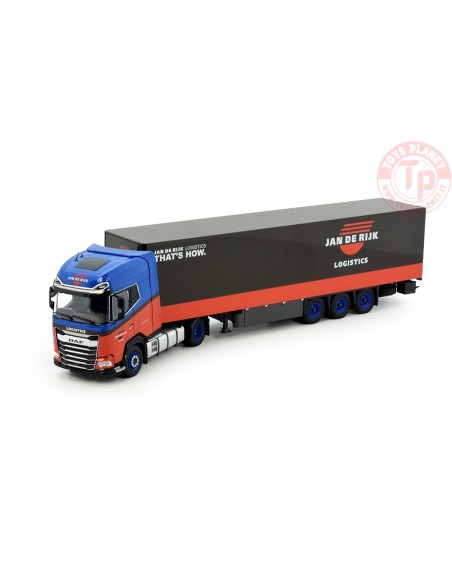 DAF XG+ 4x2 met gesloten oplegger Jan de Rijk TEKNO 84311 TEKNO