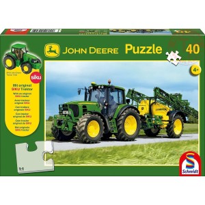 PUZZLE 40 PEZZI TRATTORE 6630 CON IRRORATRICE SCHMIDT 55625 Schmidt