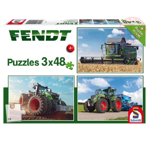PUZZLE 1050 VARIO / 724 VARIO / 6275L, 3X48 PEZZI SCHMIDT 56221 SCHMIDT