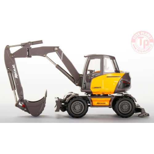 MECALAC 15MWR Wheel excavator with offset two-piece boom attachment CONRAD 2212/0 CONRAD