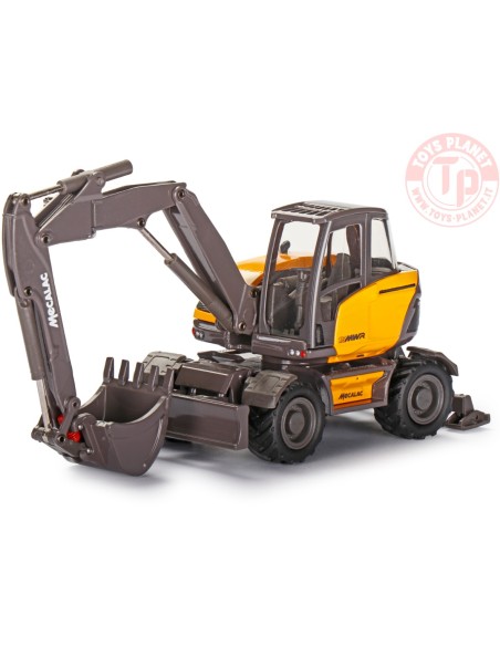 MECALAC 15MWR Wheel excavator with offset two-piece boom attachment CONRAD 2212/0 CONRAD