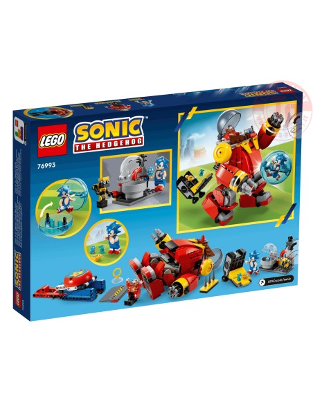Sonic vs. Robot Death Egg del Dr. Eggman LEGO SONIC 76993 LEGO