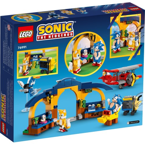 Laboratorio di Tails e Aereo Tornado LEGO SONIC 76991 LEGO