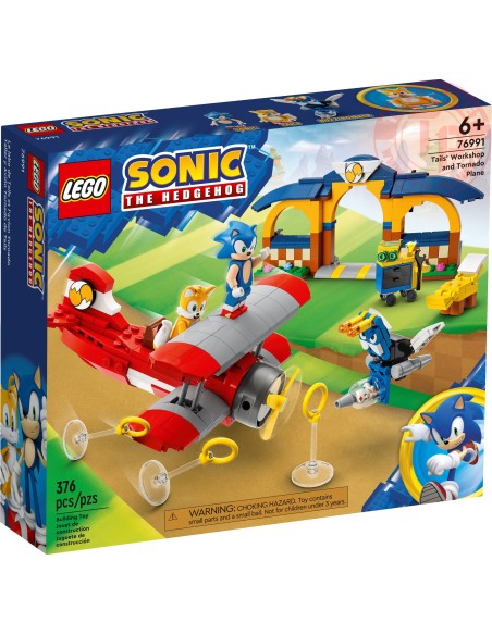 Laboratorio di Tails e Aereo Tornado LEGO SONIC 76991 LEGO