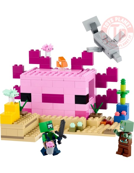 La casa dell’Axolotl LEGO MINECRAFT 21247 LEGO La casa dell’Axolotl LEGO MINECRAFT 21247 LEGO