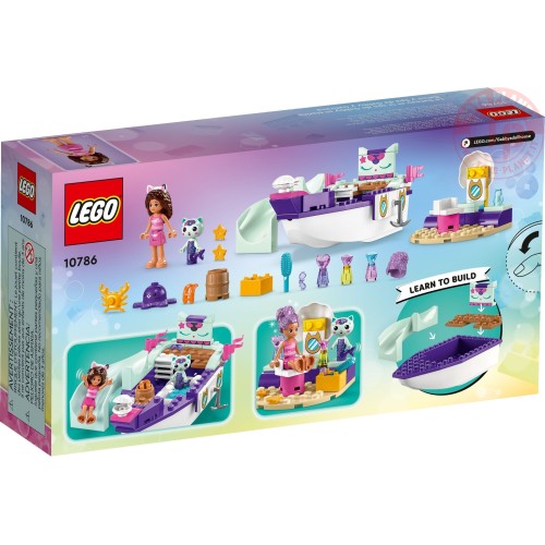 La nave del benessere di Gabby e Siregatta LEGO GABBY S DOLLHOUSE 10786 LEGO