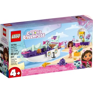 La nave del benessere di Gabby e Siregatta LEGO GABBY S DOLLHOUSE 10786 LEGO
