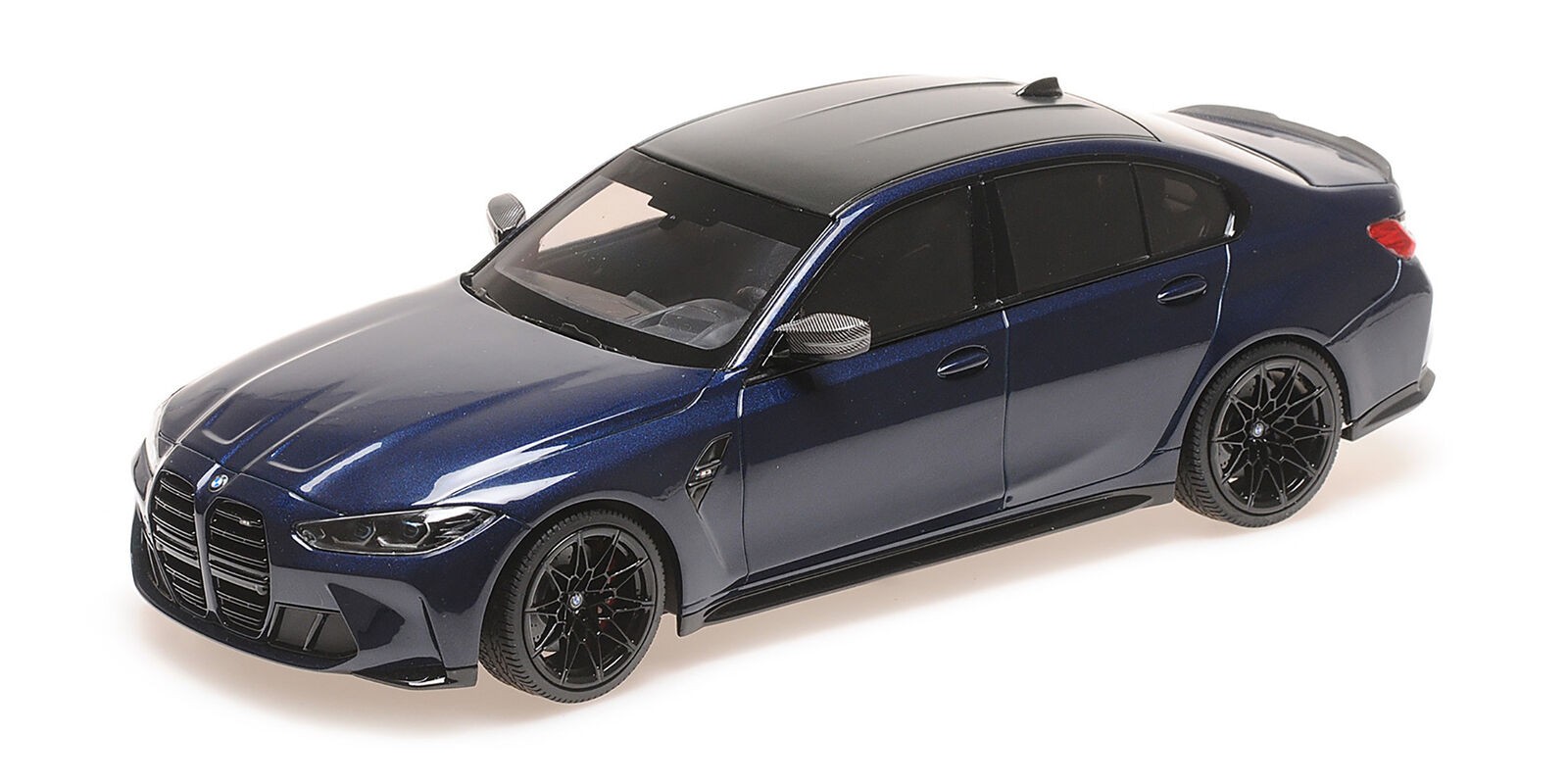 Minichamps 1:18 BMW M3 (G80) Année de construction 2020 bleu foncé Minichamps 1:18 BMW M3 (G80) Année de construction 2020 bleu foncé