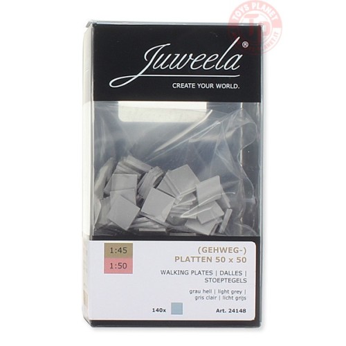 Piastrella Cemento 50x50 Grigio Chiaro 420 pz 1:45/1:50 JUWEELA 24149 JUWEELA