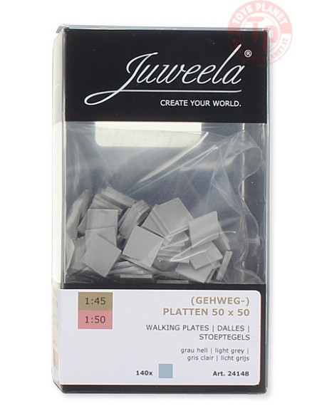 Piastrella Cemento 50x50 Grigio Chiaro 420 pz 1:45/1:50 JUWEELA 24149 JUWEELA