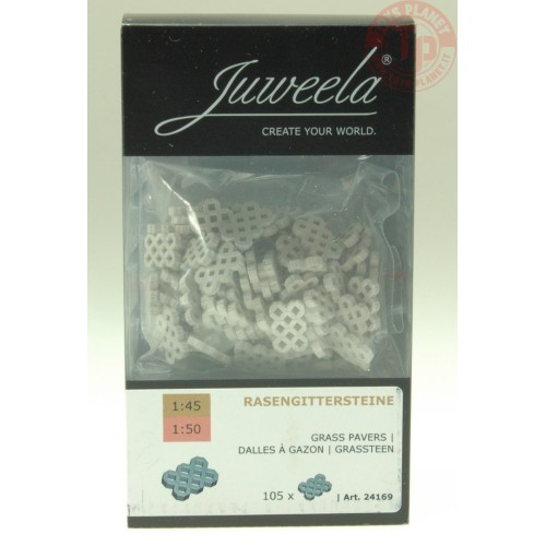 Finitrici per erba grigio 105 pz 1:45/ 1:50 JUWEELA 24169 JUWEELA