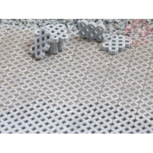 Finitrici per erba grigio 105 pz 1:45/ 1:50 JUWEELA 24169 JUWEELA