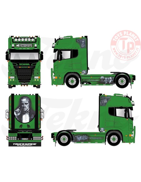 Scania R-serie Topline 4x2 WS Transporte TEKNO 83321 TEKNO Scania R-serie Topline 4x2 WS Transporte TEKNO 83321 TEKNO