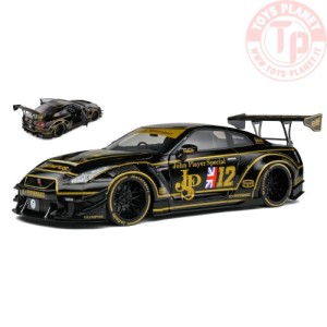 NISSAN SKYLINE GT-R (R35) N.12 W/BODY KIT TYPE JPS 2022 BLACK 1:18 SL1805806 SOLIDO