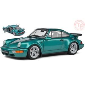 PORSCHE 964 TURBO 1991 GREEN 1:18 SL1803407 SOLIDO