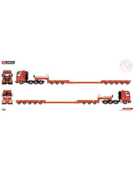 MAN TGX XXL 8X4 INTER COMBI SCHEUERLE SET FAGIOLI WSI MODELS 01-3939 WSI MODELS MAN TGX XXL 8X4 INTER COMBI SCHEUERLE SET FAGIOLI WSI MODELS 01-3939 WSI MODELS