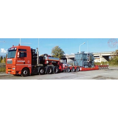 MAN TGX XXL 8X4 INTER COMBI SCHEUERLE SET FAGIOLI WSI MODELS 01-3939 WSI MODELS