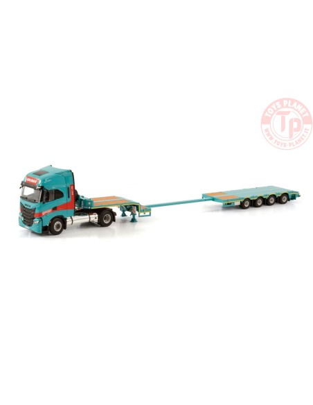 IVECO S-WAY HIGH 4X2 SEMI LOW LOADER - 4 AXLE - GRUBER WSI 01-3909 WSI MODELS