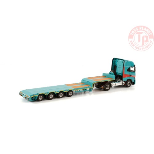 IVECO S-WAY HIGH 4X2 SEMI LOW LOADER - 4 AXLE - GRUBER WSI 01-3909 WSI MODELS
