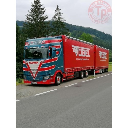 Scania Next Gen S-serie Highline autotreno biga Vögel Transporte TEKNO 83616 TEKNO
