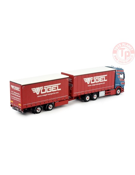 Scania Next Gen S-serie Highline autotreno biga Vögel Transporte TEKNO 83616 TEKNO
