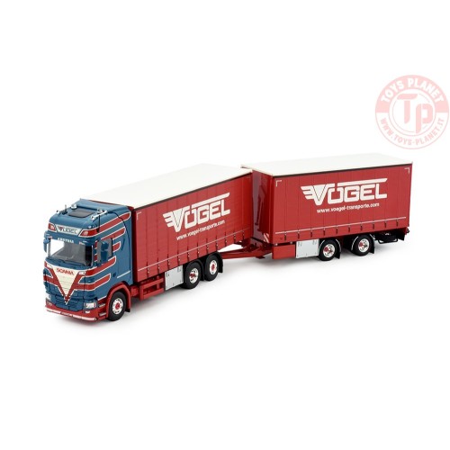 Scania Next Gen S-serie Highline autotreno biga Vögel Transporte TEKNO 83616 TEKNO