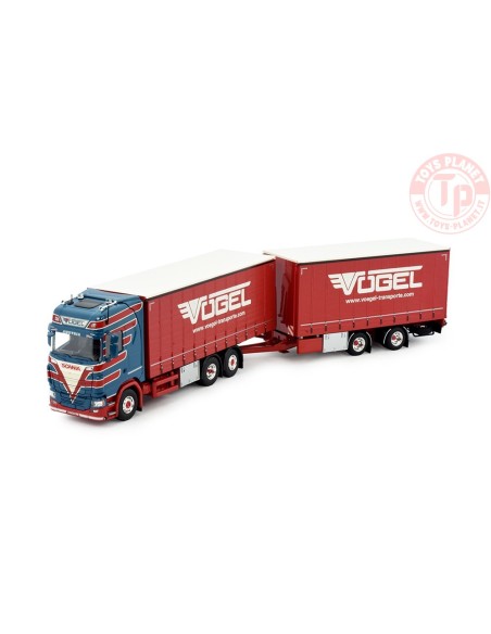 Scania Next Gen S-serie Highline autotreno biga Vögel Transporte TEKNO 83616 TEKNO